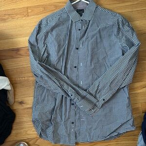 H&M Checkered button down